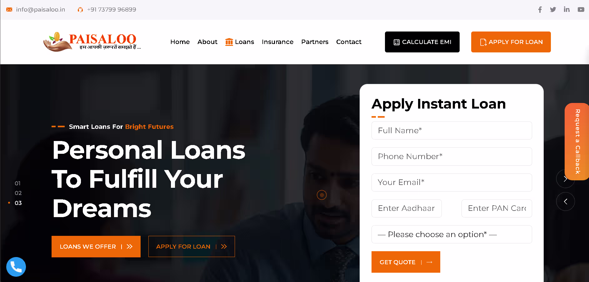 Paisa Loo financial website